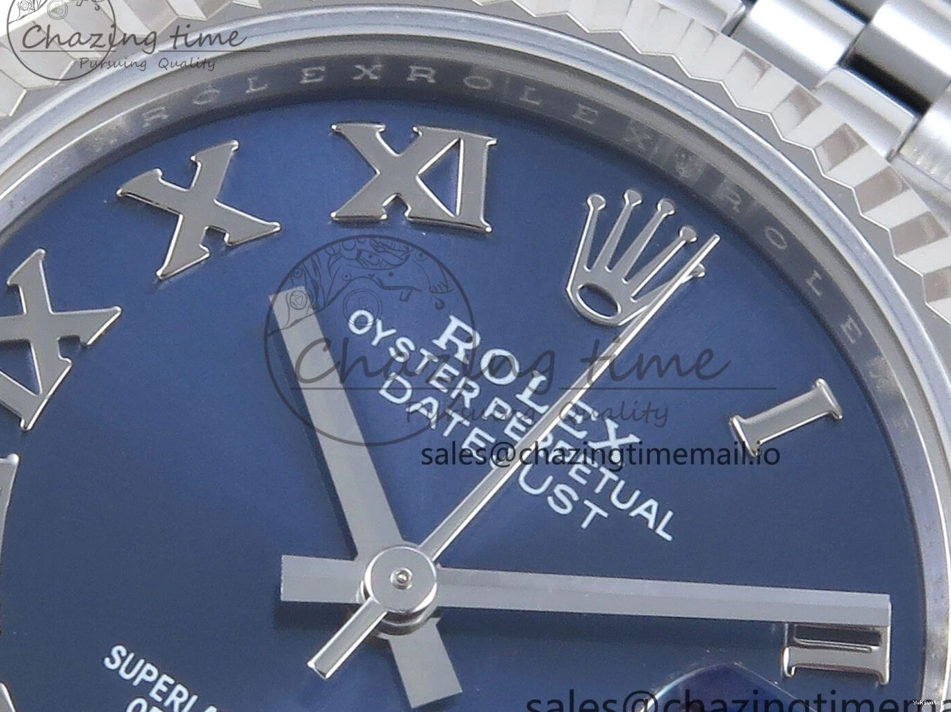 on 904L Roman 278274 ARF Dial DateJust 2688 Steel Best SS Edition 1:1 ETA 31 Bracelet Blue Jubilee 0104